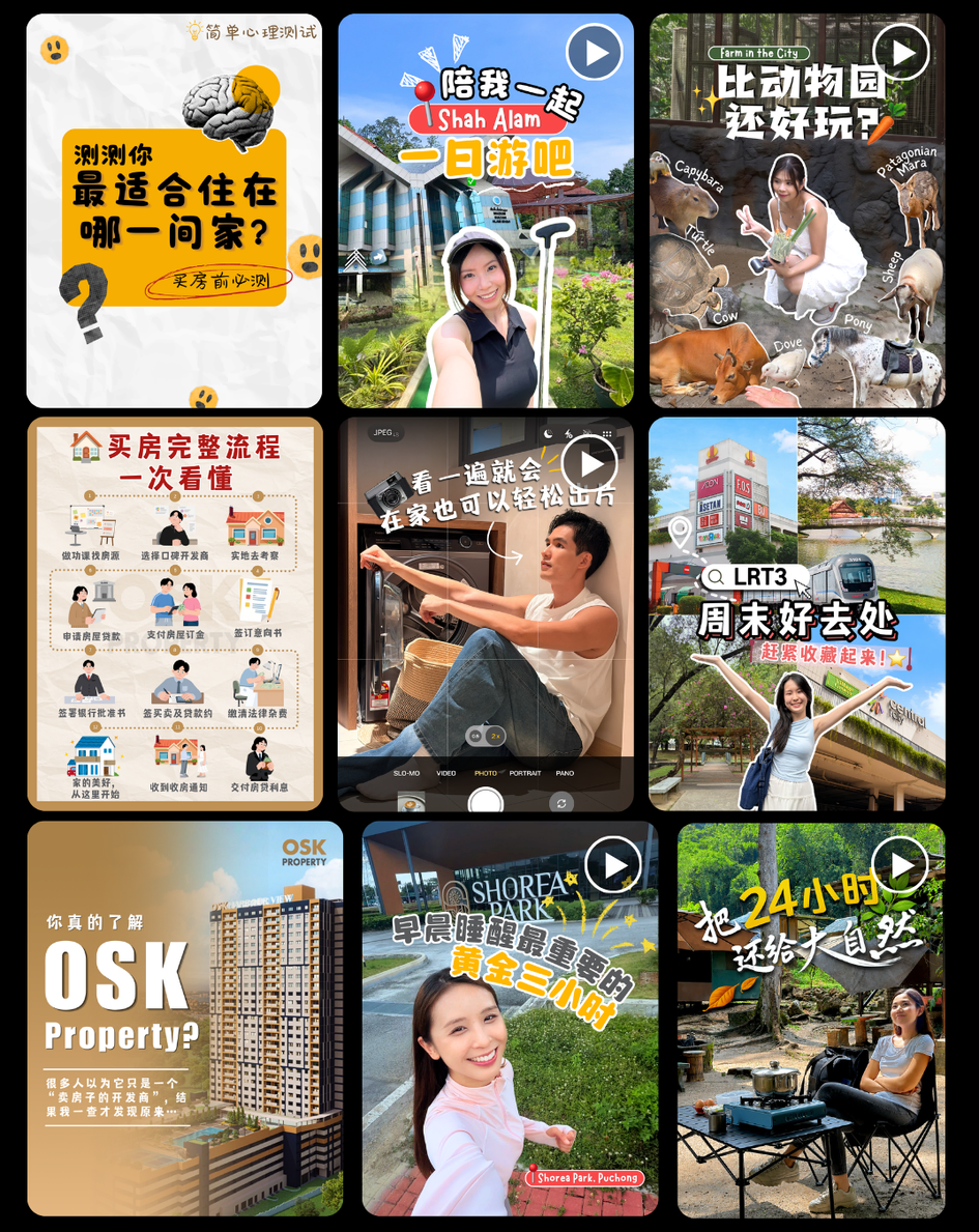 OSK Property content grid