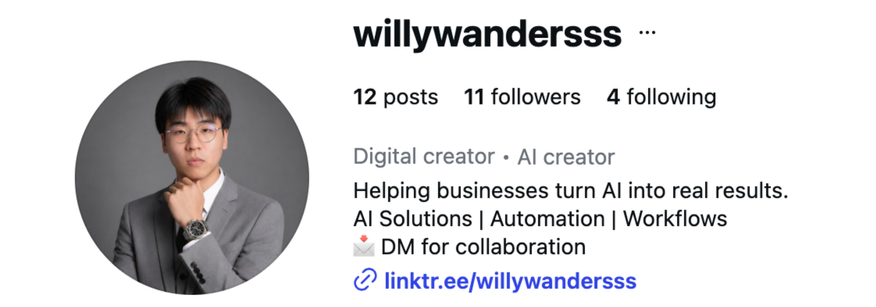 willywandersss AI account